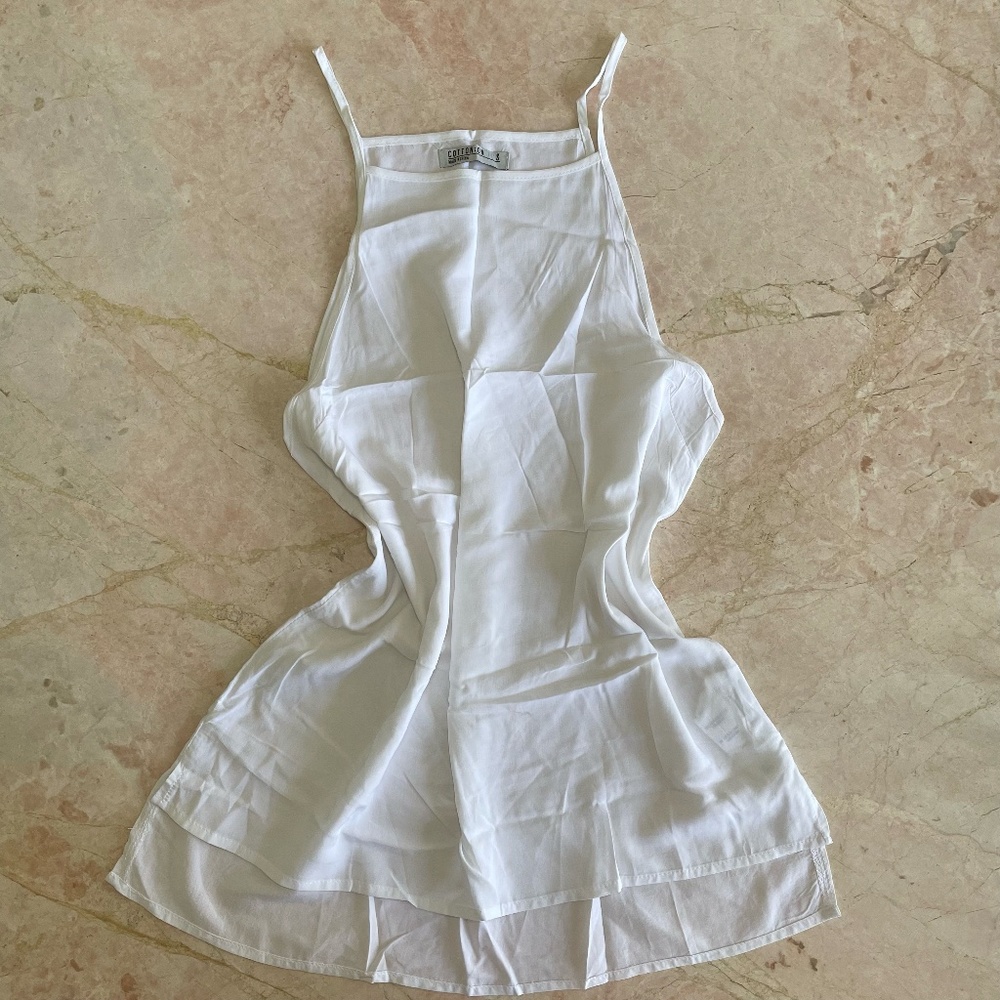 Cotton On Gorpcore Low Cut Halter Tank Top